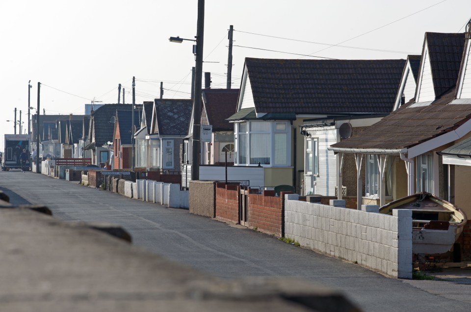 Seaside homes in the town known as the 'most deprived' in the UK