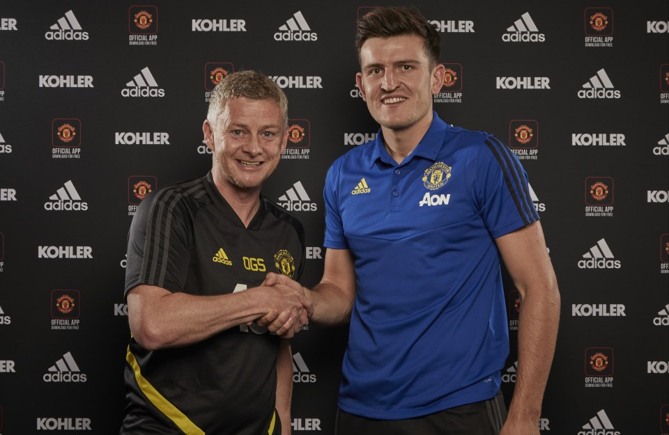 Harry Maguire joined Man Utd for a British record fee four years ago