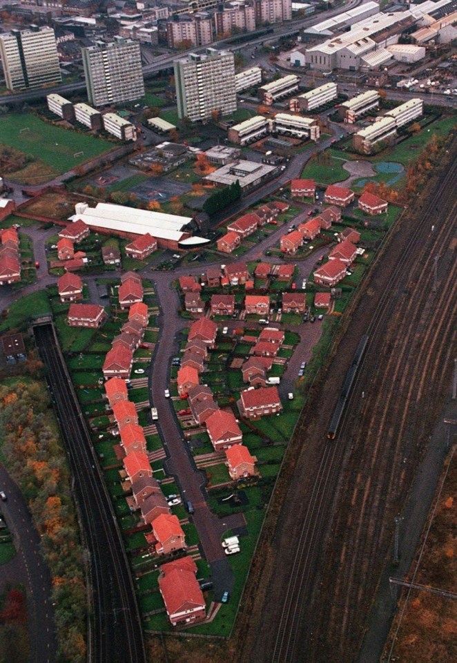 The estate in Gateshead where Candlish bought homes for his family