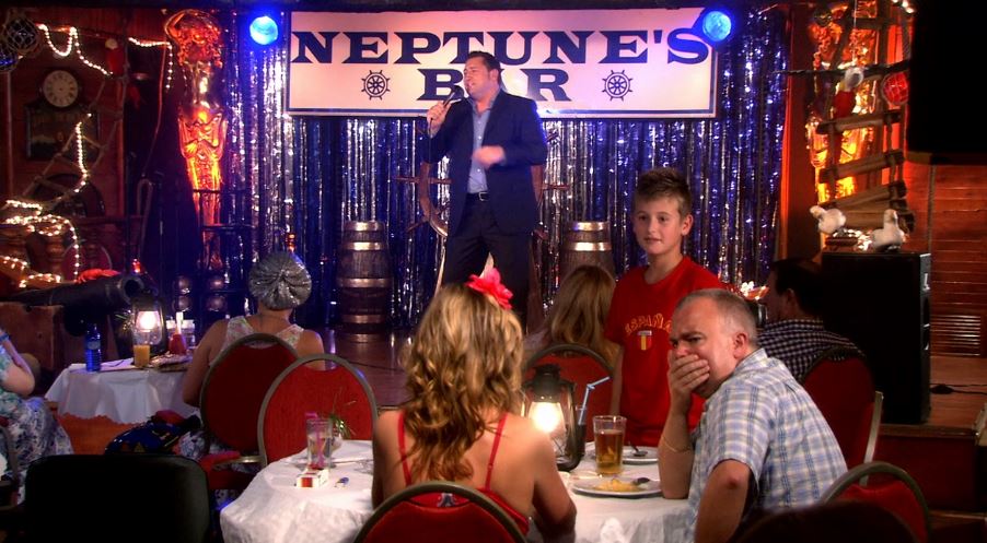 The bar is based on Neptunes from the ITV sitcom and singer Craig Williams from the show runs its cabaret