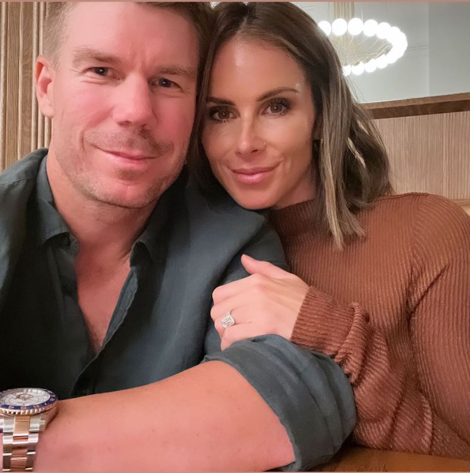 David Warner and Candice wed in 2015