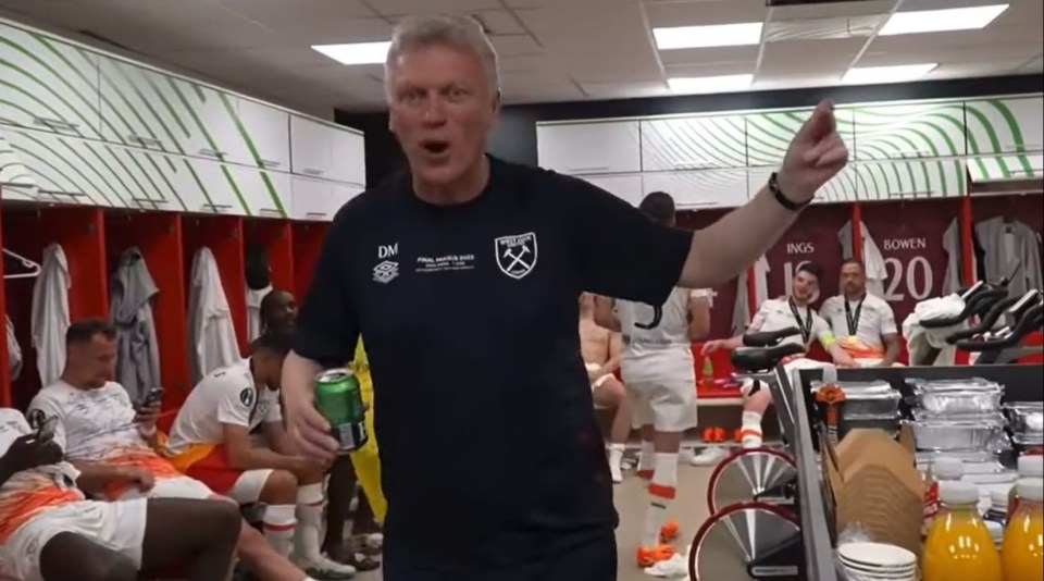 He also showed off his dance moves in the dressing room