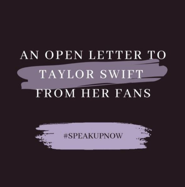 The Swifties published an open letter listing Matty's multiple controversies