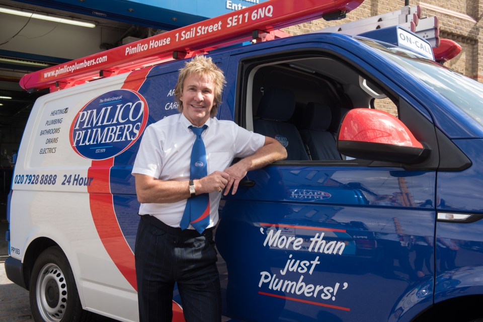 Founder of Pimlico Plumbers Charlie Mullins boasts a fleet of vans with personalised number plates worth £1.5million