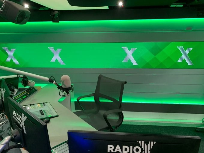 Radio X tweeted out a photo of the empty studio where Chris was meant to be