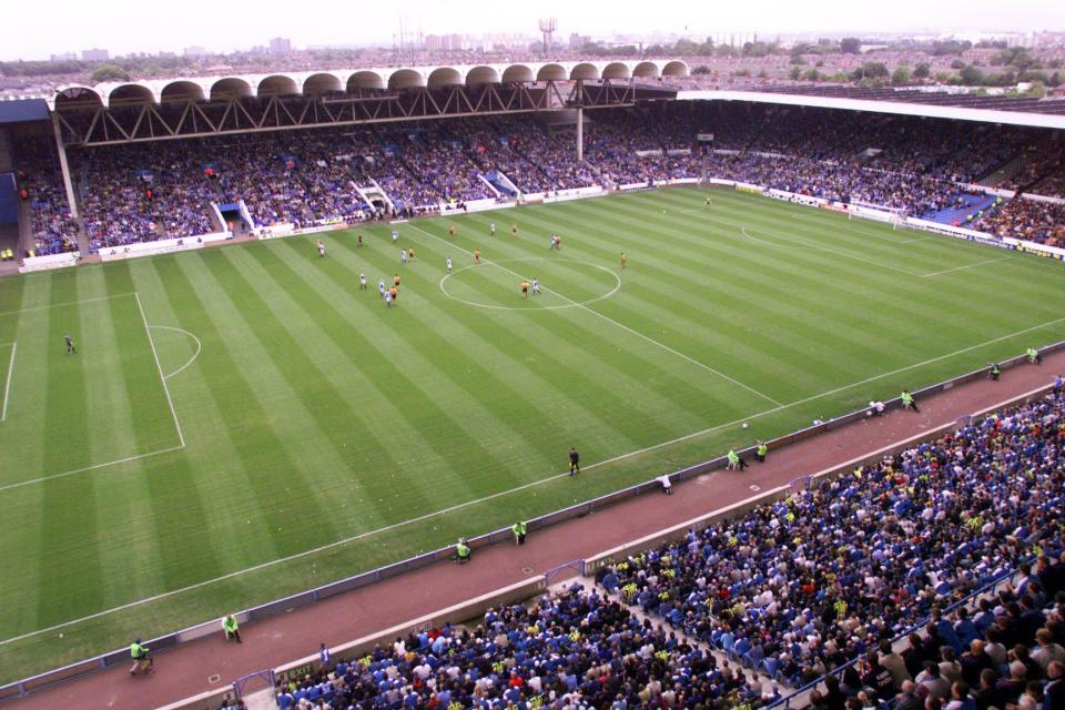 Almost 35,000 people packed the stands of Maine Road for the last time in 2003