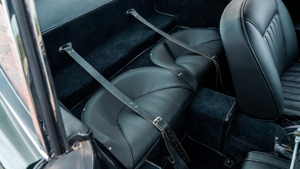 The model is just one of three fitted with rear seats