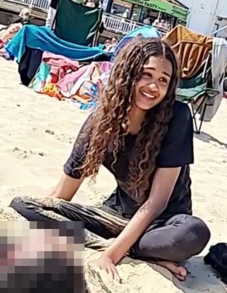 Sunnah Khan was pictured laughing on Bournemouth beach shortly before tragedy struck