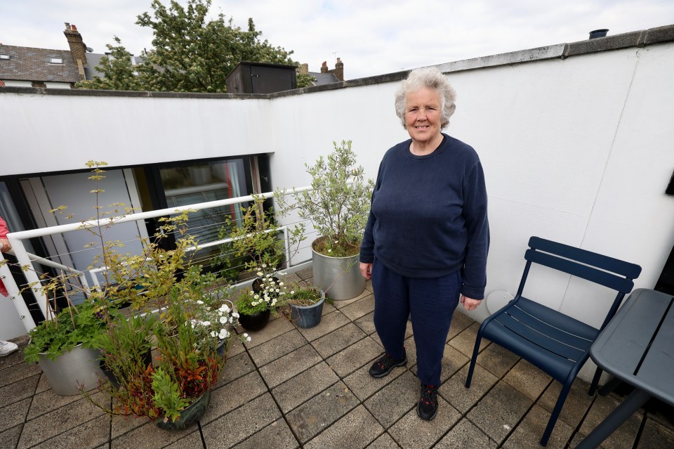 Cordelia Mayfield, 74, has lived in the Mansfield Road block for 26 years