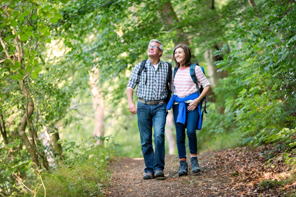 Simply step outside to your local park, footpath or greenspace for fresh air to lower stress levels