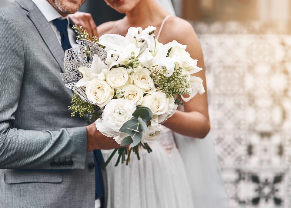 The bride's dress looked way to similar to the mum's