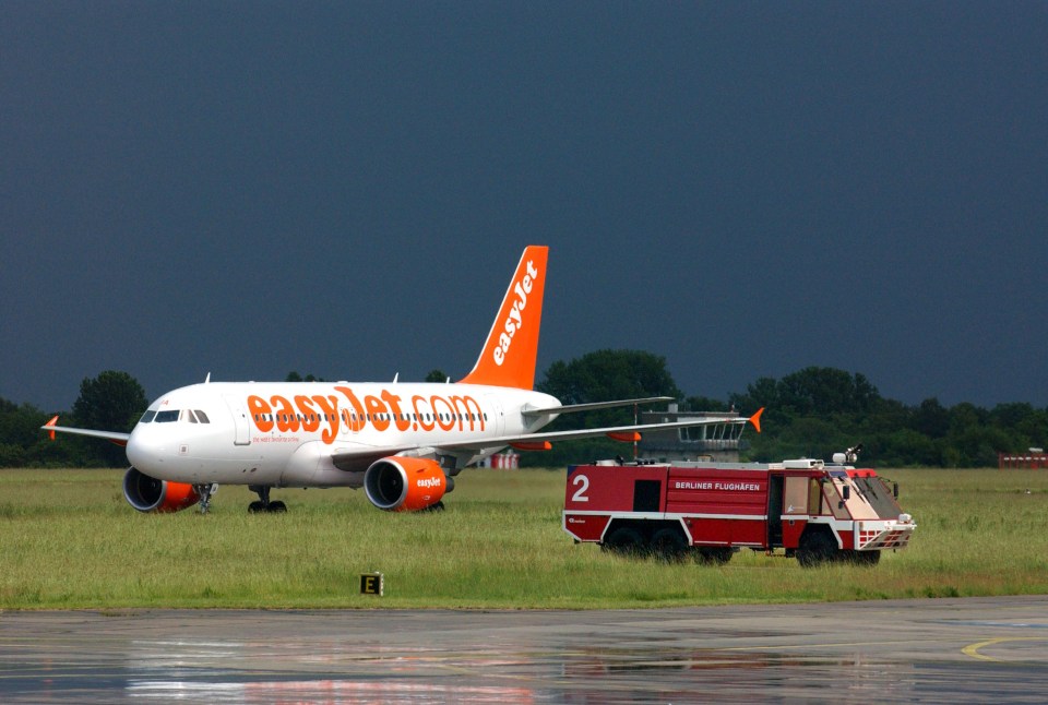 Thunderstorms in the Gatwick area restricted the number of flights