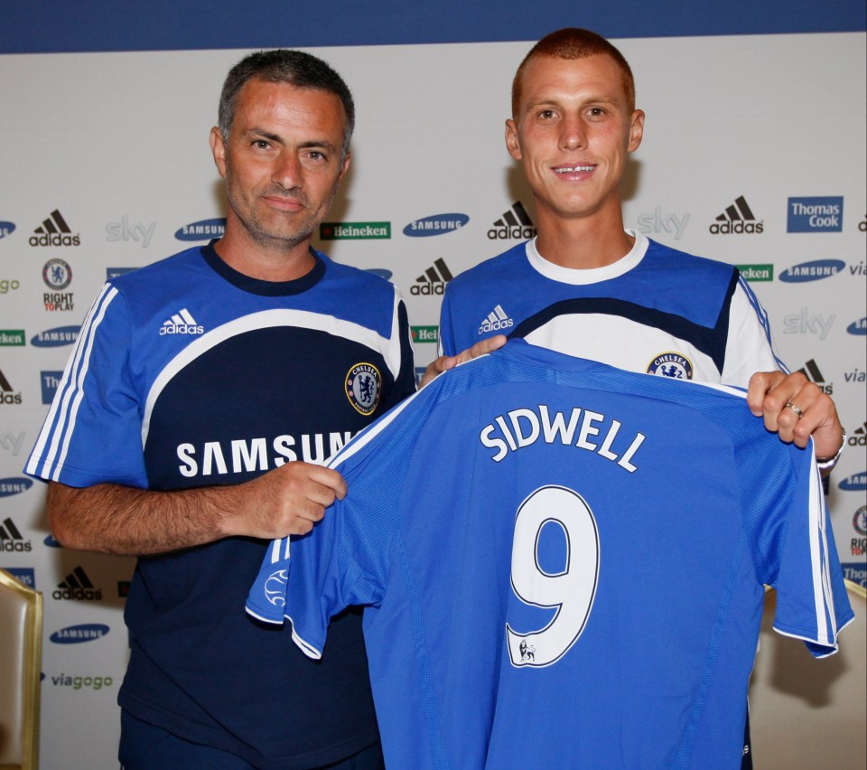 Sidwell signed for Chelsea in 2007