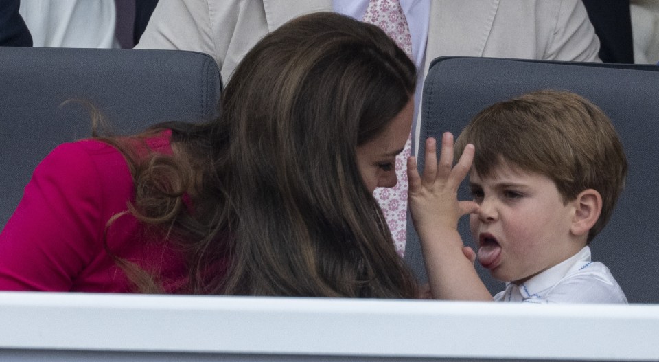 The youngster with mum Princess Kate