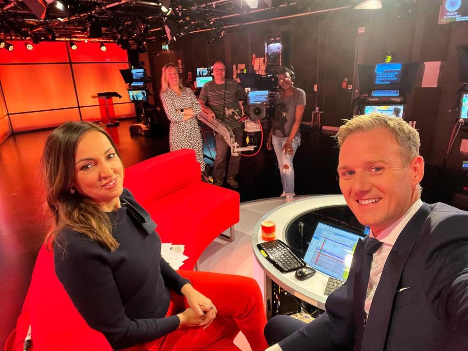 Dan and Sally Nugent co-hosted BBC Breakfast together