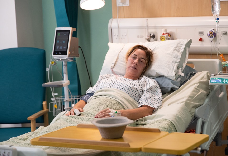 But her daughter Cassandra winds up in hospital