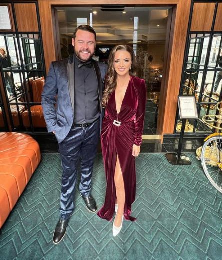 Ex Emmerdale actor Danny Miller and his partner Steph