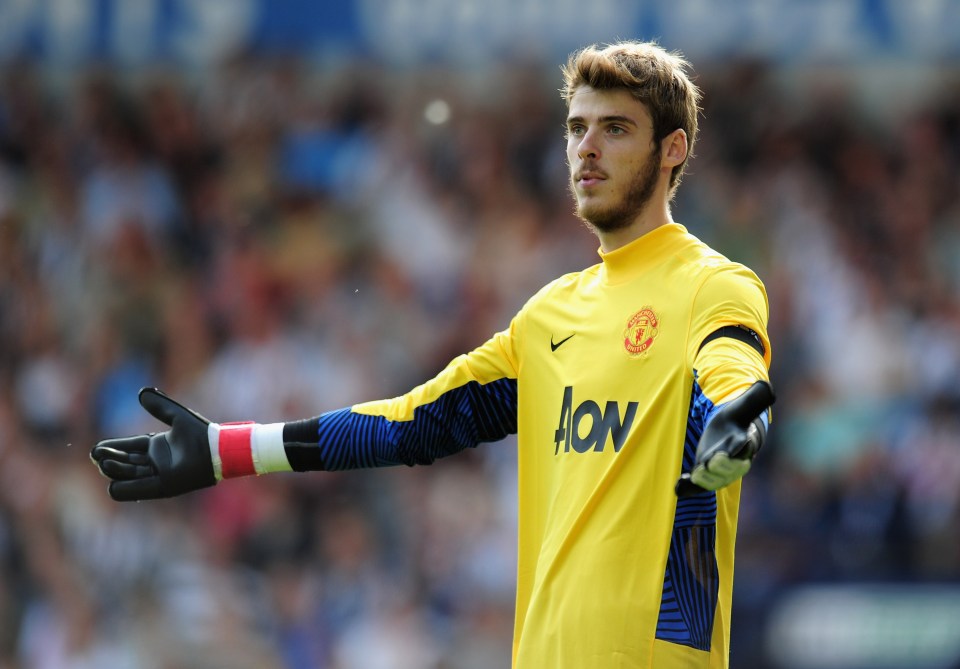 David de Gea arrived at Man United as a fresh faced youngster