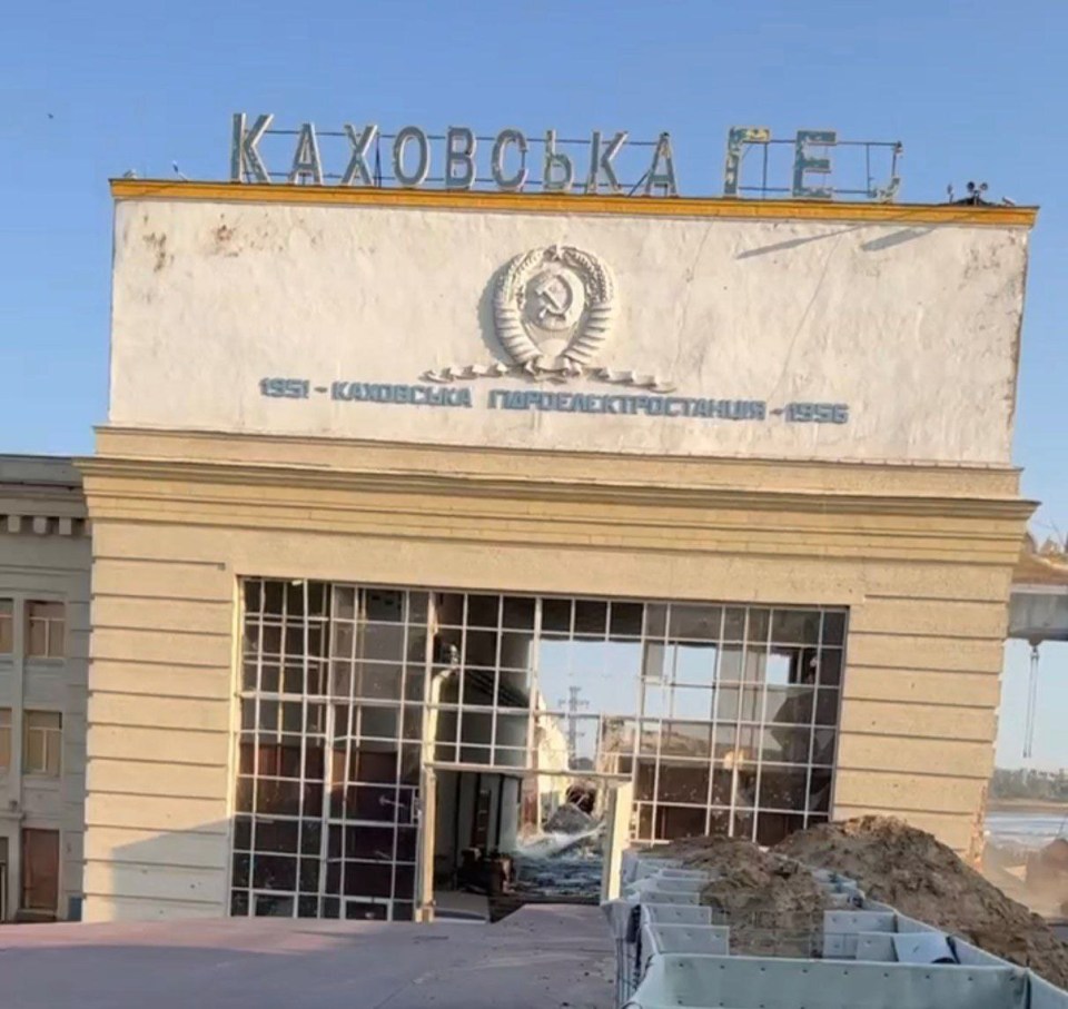 The Kakhovka Hydroelectric Power Plant has been destroyed following the explosion