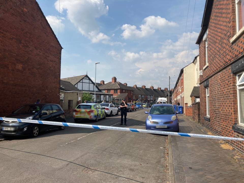 A girl, seven, and boy, 11, died inside a house in Stoke-on-Trent