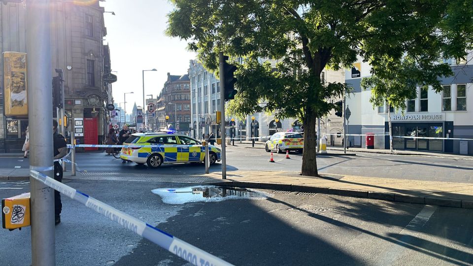 The city centre remained closed in the hours that followed, with the public being told to stay away