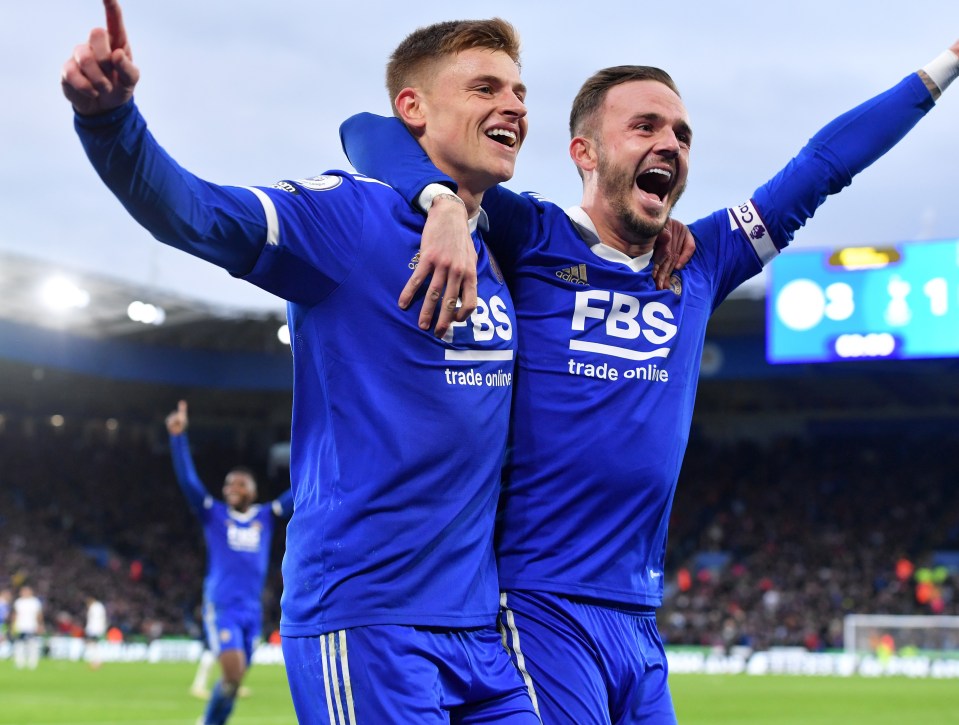 Tottenham are keen to sign both Harvey Barnes and James Maddison