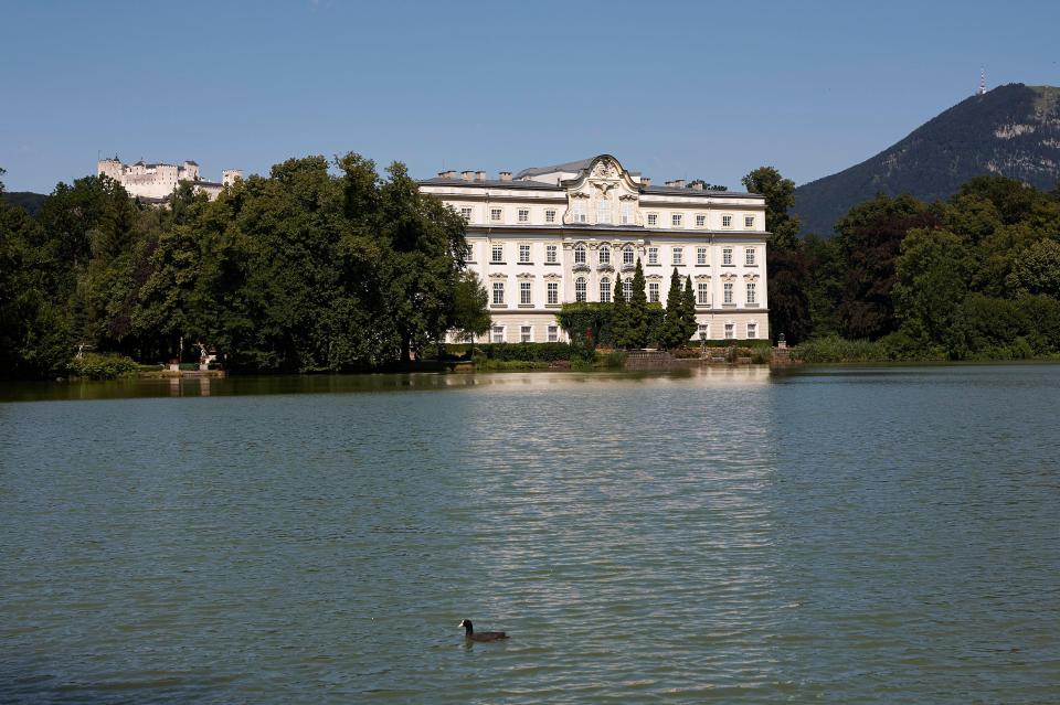 The couple stayed at the incredible Schloss Leopoldskron hotel in Salzburg