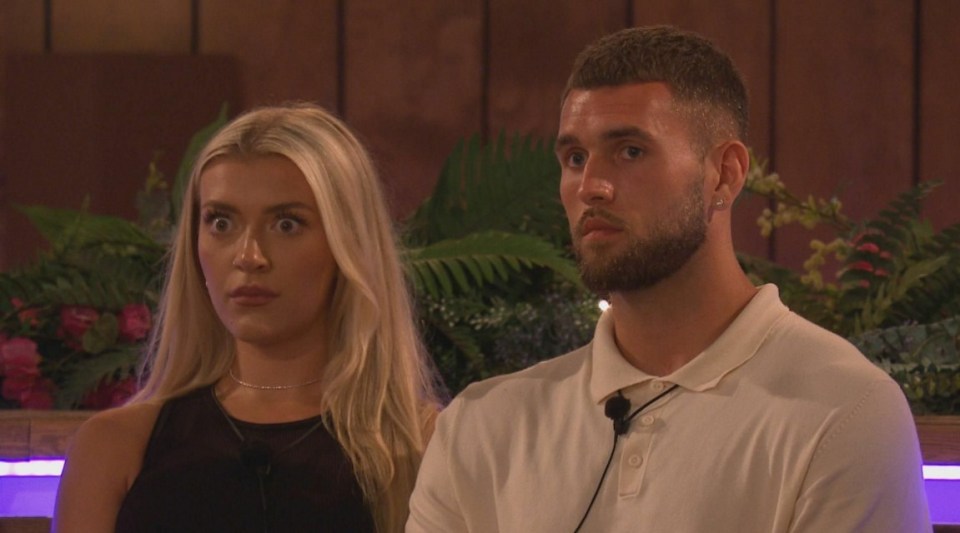 Editorial Use Only. No Merchandising. No Commercial Use. Mandatory Credit: Photo by ITV/Shutterstock (13981556ax) Molly Marsh and Zachariah Noble react. 'Love Island' TV show, Series 10, Episode 19, Majorca, Spain - 23 Jun 2023 Montel and Leah Head to the Terrace the Girls Are Treated to a Spa Day Kady Mcdermott Makes Dramatic Return to the Villa Biggest Twist in Love Island History as Kady Has a Shocking Decision to Make Montel and Leah Head to the Terrace