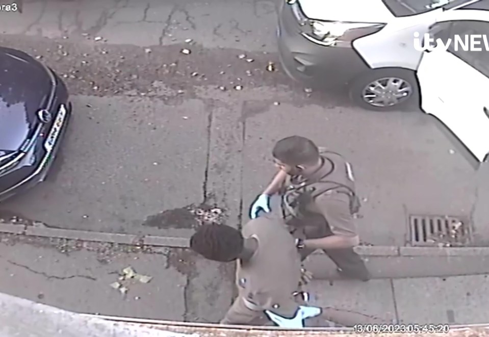 The man, 31, was tasered by cops before he was arrested