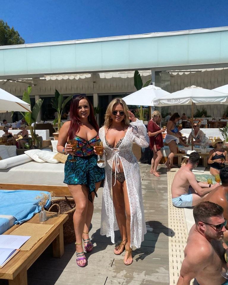 Emily has been living her best life in Ibiza