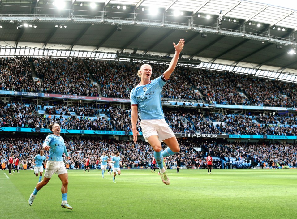 Manchester City are only one win away from winning a historic treble