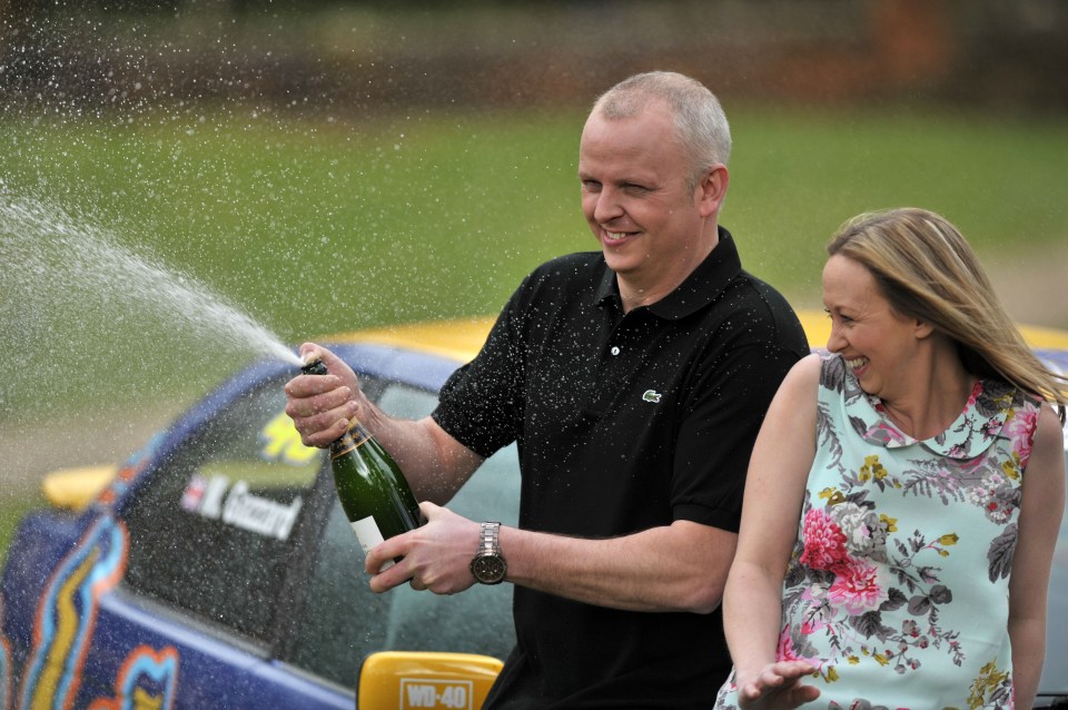 Neil Trotter with his partner Nicky