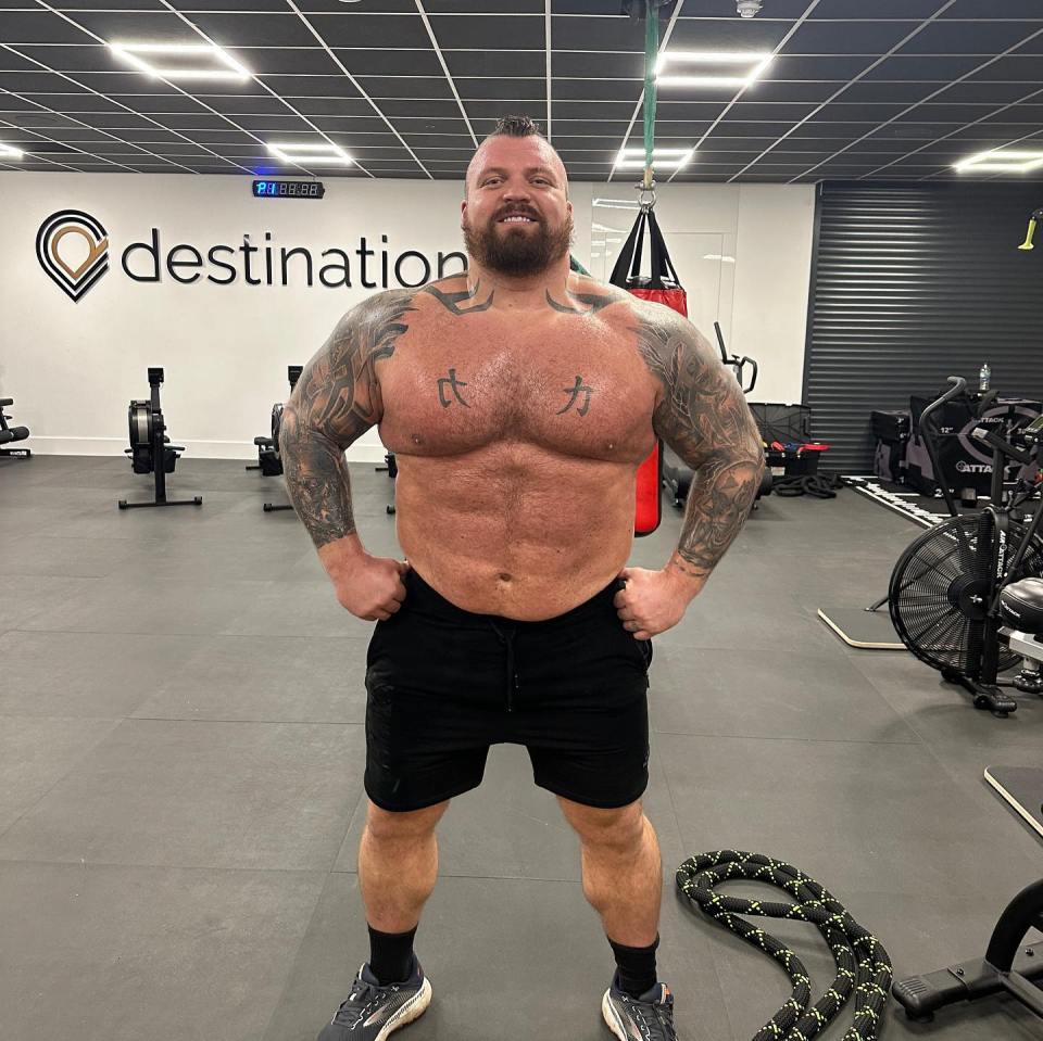 Eddie Hall plans to get on stage late next year