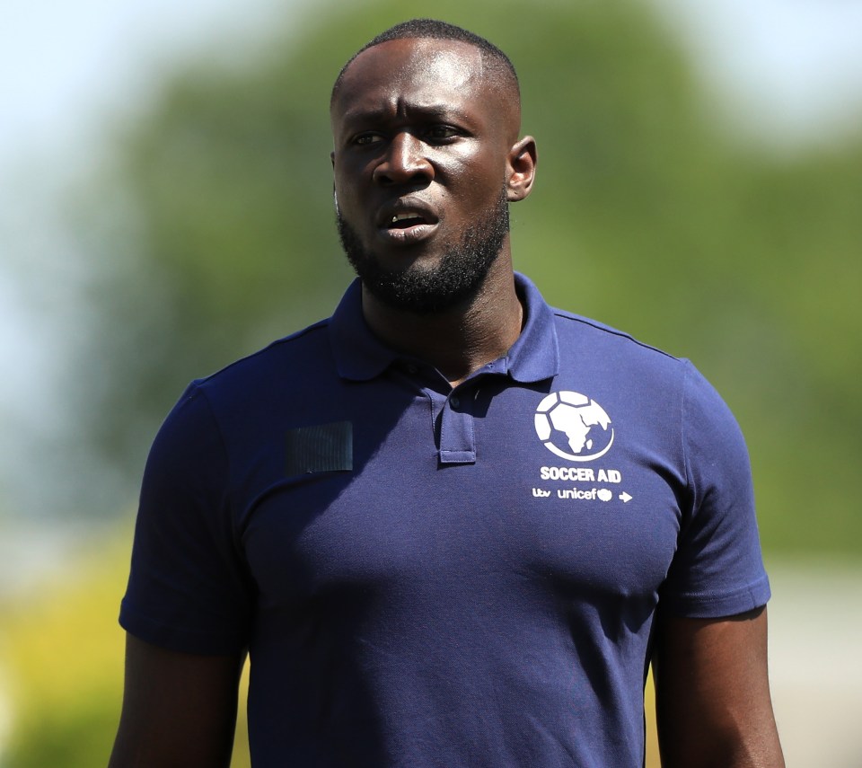 Stormzy will manage England for tonight's Soccer Aid