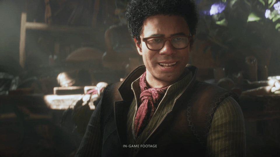 Richard Ayoade plays a major role in the trailer.