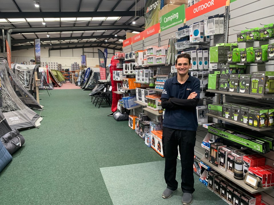 David owns camping equipment retailer Outdoor World Direct