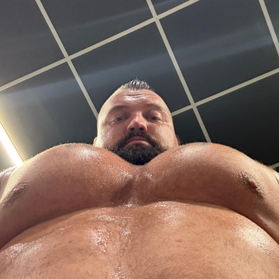 The man-mountain recently shared a snap of his pecs with his 3.9million Instagram followers