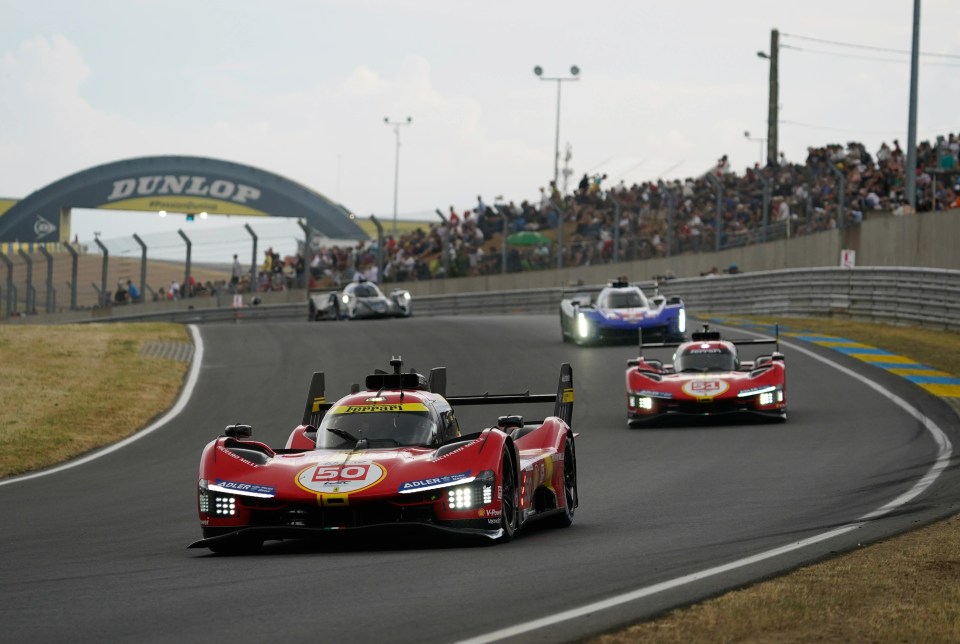 Ferrari clinched victory at the 24 Hours of Le Mans on Sunday