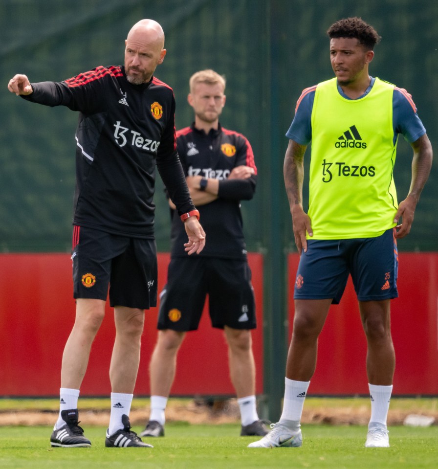 Erik ten Hag has explained to Jadon Sancho how he can be part of a Man Utd team he reckons can challenge for the title next season