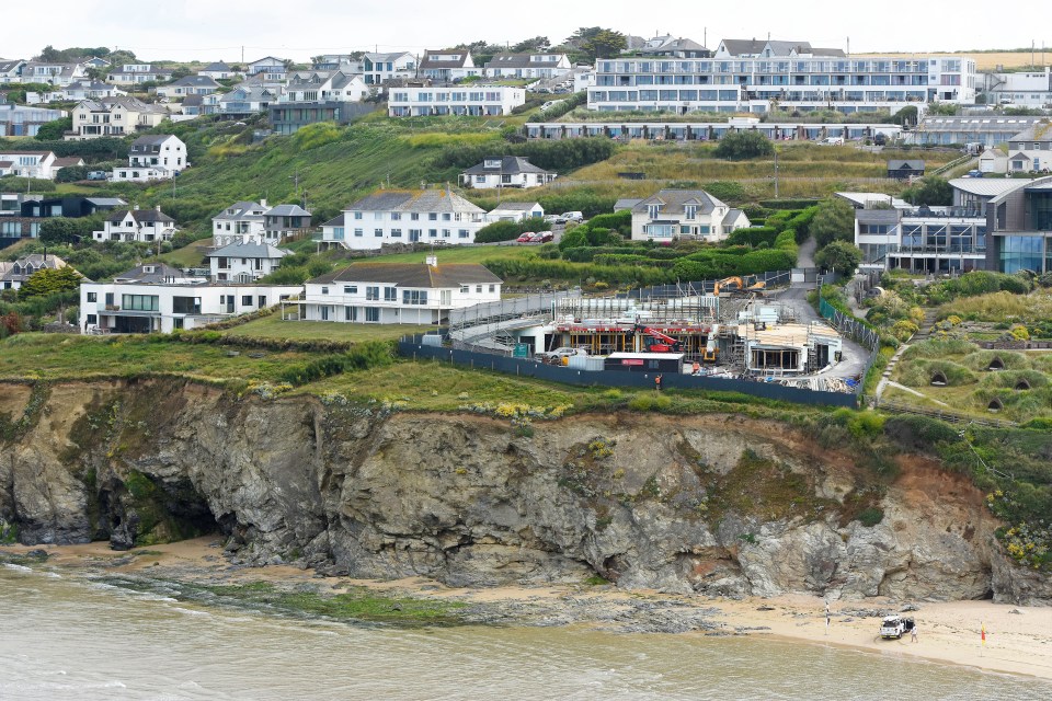 Mawgan Porth has become a celebrity second home hotspot, with developers turning small cliffside properties into mega mansions