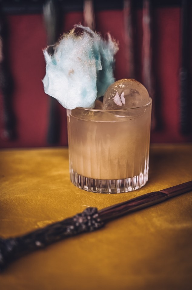 The bar has Harry Potter themed cocktails named after potions from the books