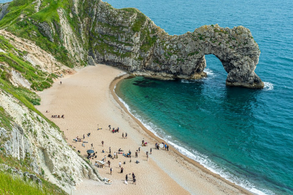 A UK beach has been used as a backdrop for a hit TV show on Netflix