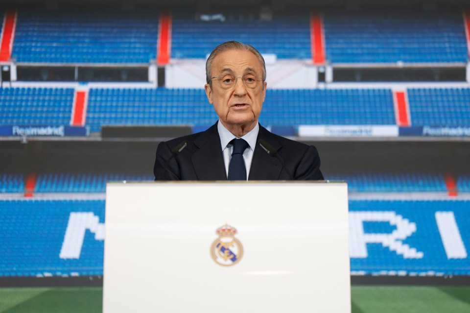 Real Madrid president Florentino Perez is looking for new strikers this summer