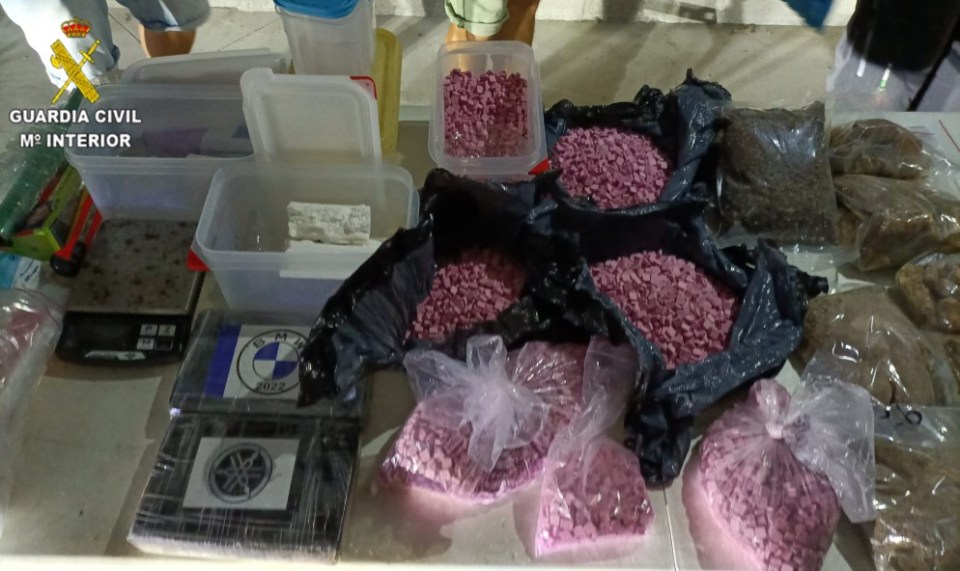 13 kilos of the pink powder were found in Ibiza last summer