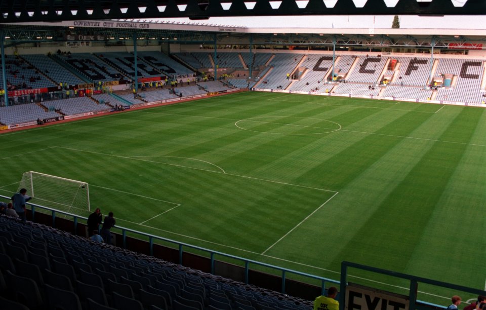 Highfield Road (pictured in 1994) was the proud home of Coventry City