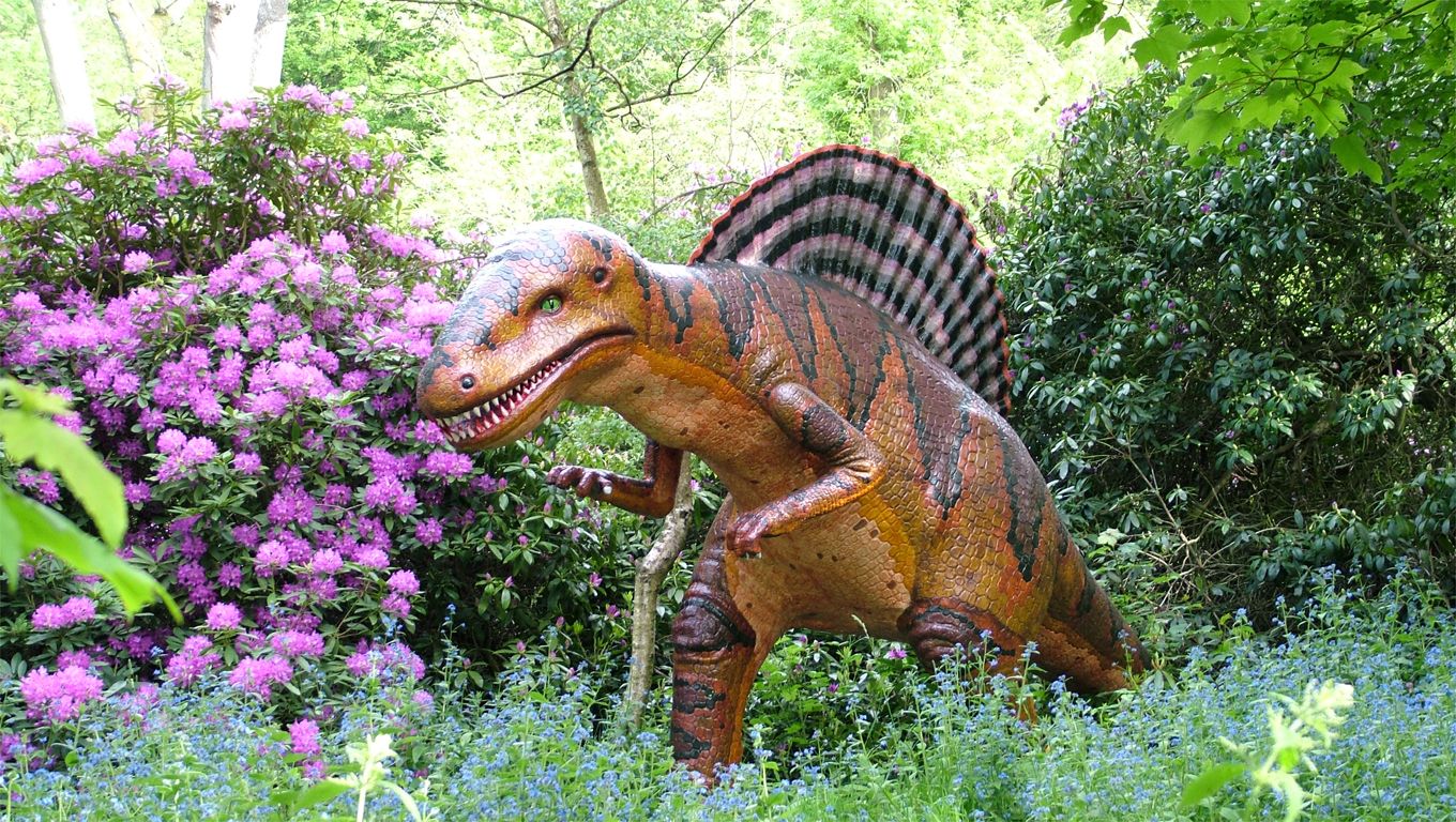 Explore a trail with 72 dinosaurs at Knebworth House