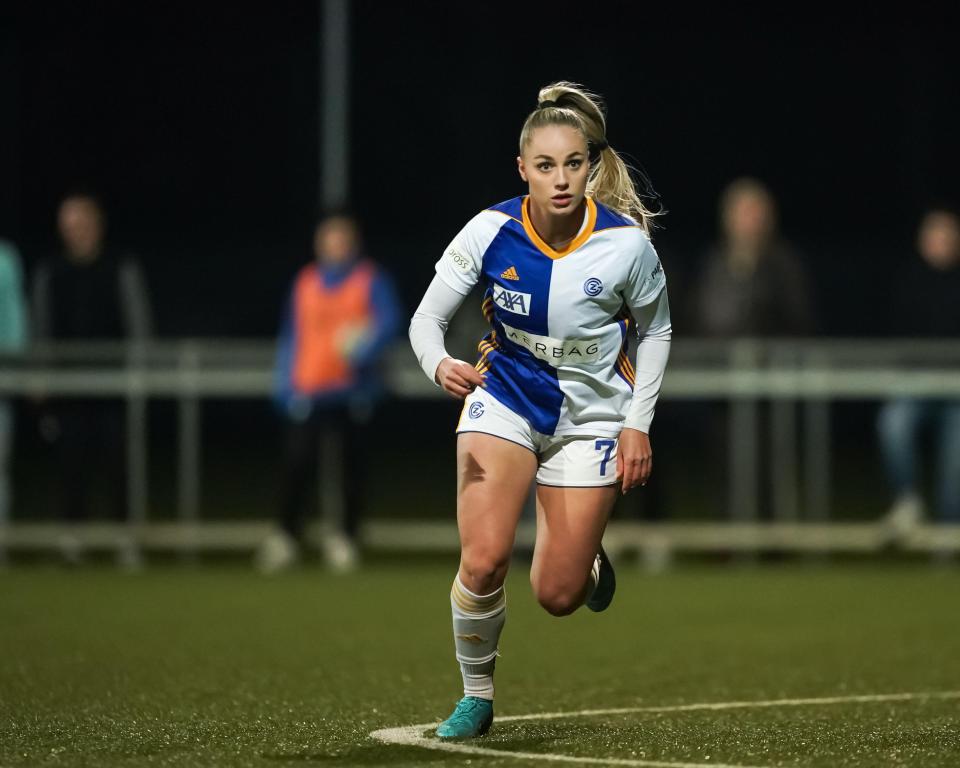 She turns out for Swiss Women's Super League club Grasshopper