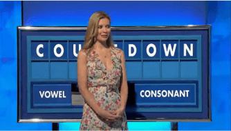 Rachel looked stunning in a plunging floral dress