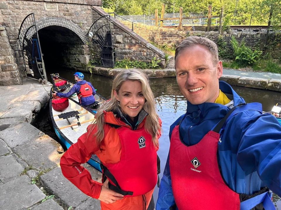 Helen has been filming a travel show with Dan Walker