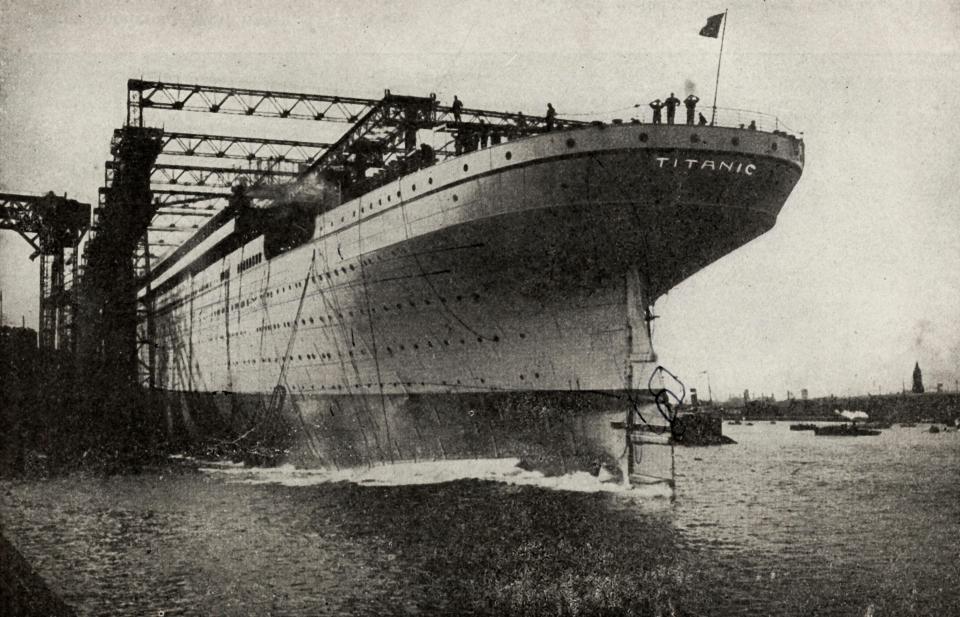 It's been claimed a fire broke out in the coal bunkers before the Titanic left the shipyard